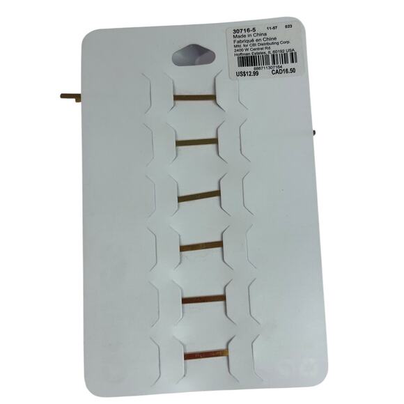 Claires New Fruit Bobby Pin Faux Pearl Set of 6 Flower - Picture 2 of 5